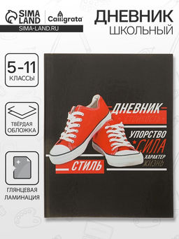 Дневник для 5-11 классов, Кеды, твердая обложка 7БЦ, глянцевая ламинация, 48 листов - Calligrata фото 10