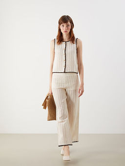 Beli Lastikli Ajurlu Kad?n Pantolon