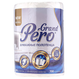 Полотенце бумажное 2-х слойное GrandPero (TODO) 1 рулон, 70м, белый (Россия) - Домашняя мода фото 2