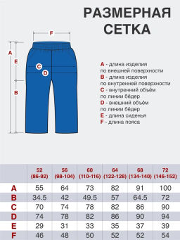 Брюки демисезонные черные (110-116, 60)