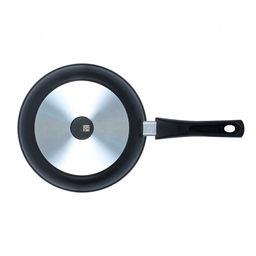 Сковорода алюмин. 240/60мм со съемной ручкой, стекл.крышкой (АП) (с247а) (Кукмара)