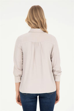 Женская рубашка с длинным рукавом Stone Неожиданная скидка в корзине - U.s. polo assn фото 5