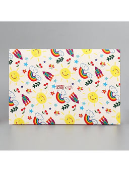 Цена за 5 шт. Коробка для капкейков, кондитерская упаковка с окном, 6 ячеек, «Любимый», 25 х 17 х 10 см