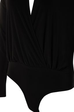 TRENDYOLMILLA Cok Renkli Bask?l? Slim C?tc?tl? Kruvaze Yaka Esnek Orme Body TWOAW20BD0035  фото 8