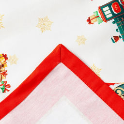 Дорожка на стол новогодняя Новогодняя ярмарка 40*147 см, 100% хл, саржа 190гр/м2 - Этель фото 2