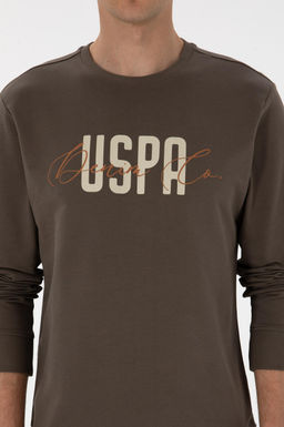 Erkek Vizon Sweatshirt Sepette S_rpriz _ndirim - U.s. polo assn фото 6