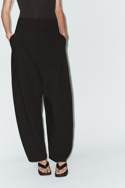 BALLOON PLEAT TROUSERS - Zara фото 9