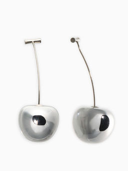 Цена за 2 шт. Серьги «Черешня», цвет серебро