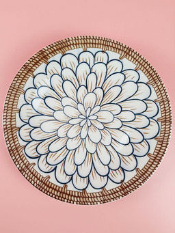 Цена за 2 шт. Тарелка десертная Lavenir "Нимфея" 20 см, 8" тгк8-5017 гладкий край фарфор 104175