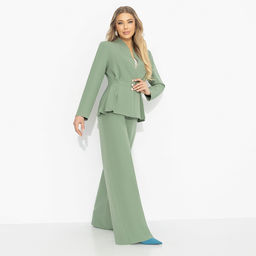 Брючный костюм женственный, Время знаков (2 в 1, дыхание леса) - Charutti фото 6