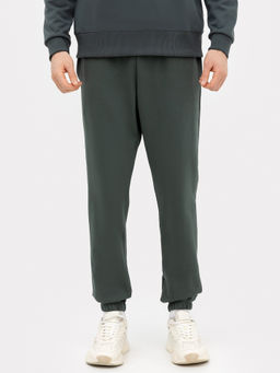 Брюки мужские джоггеры в зеленом цвете темный лес 181222