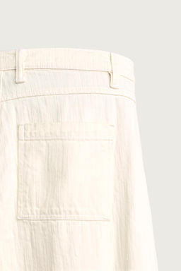 JEANS CARGO BALLOON FIT / blanco - Zara фото 10