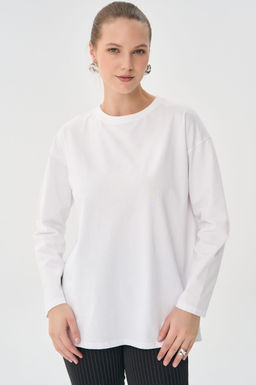Лонгслив Эшли (белый) - Эльза фото 2