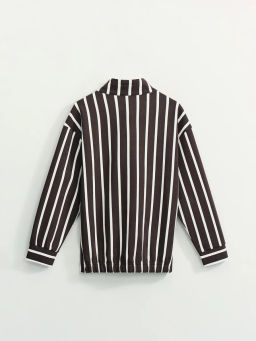 Толстовка в полоску на молнии / Zarina  фото 8