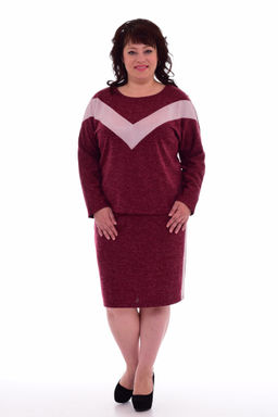 *Костюм женский Ф-5-04б (бордо)