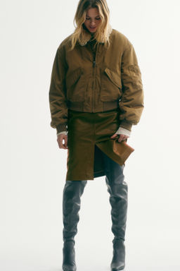Cazadora bomber con cuello - H&m фото 3