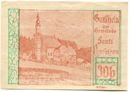 Банкнота 30 геллеров 1920 года Австрия  Санкт-Пёльтен (нотгельд)