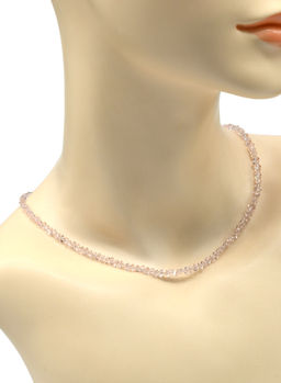 Чокер на шею женский из циркона огранка 3мм цвет темно-зеленый, 38см Радуга камня фото 4