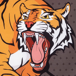 Полотенце Этель Тигррр 70х1462 см, 100% хлопок 160гр/м2  фото 3