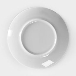 Цена за 2 шт. Тарелка Добрушский завод «Бельё», d=20 см, фарфор, белая