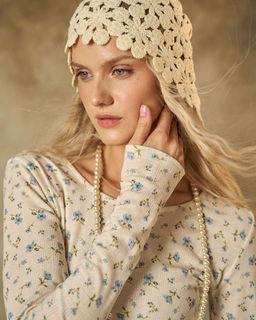 Лонгслив в мелкий цветочек 54.8 - Sahar art lab фото 2