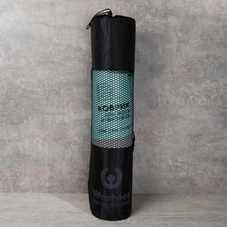 Коврик для йоги и фитнеса Woohooo Whisper / 183x61x0.6 / Beige+Grey / Мешок+ стяжка в комплекте / уп12 - Галеонтрейд фото 6