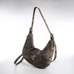 Сумка женская, багет, на молнии, цвет коричневый - Simaland фото 6