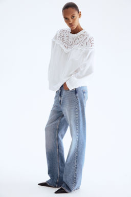 Blusa con bordado ingl?s - H&m фото 4