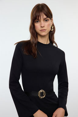 Trendyolmilla Siyah-Siyah Tokal? 2li Paket Deri Gorunumlu TWOAW25KE00001 фото 10