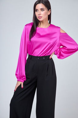 Блуза ANELLI 1218 малиновые тона  фото 5