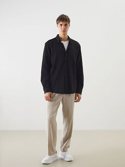 Slim Fit Uzun Kollu Erkek G?mlek