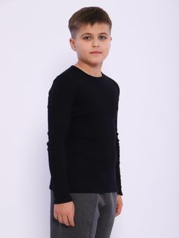 ДЖ056 Джемпер Школа 2 (черный) - Милаша фото 5