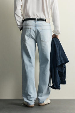 JEANS STRAIGHT ANKLE FIT / Azul claro - Zara фото 3