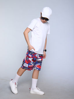 Шорты Федор синий граффити - Ладошки фото 33