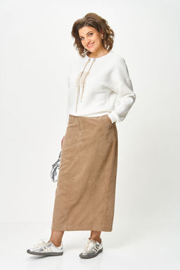 Костюм Michel Chic 1439 бежевый, белый  фото 5