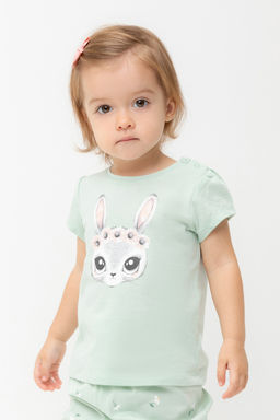 Crockid _ КР 302702/пастельно-зеленый к543 фуфайка (футболка) д/дев яс  фото 3