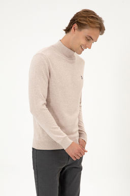 Erkek Slim Fit Bo_azl_ Ta_ Melanj Basic Kazak - U.s. polo assn фото 3