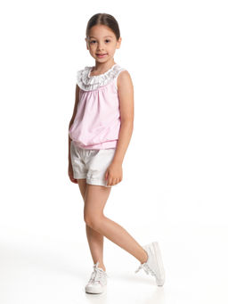Футболка для девочки UD 0719 св.зеленый - Mini maxi фото 9