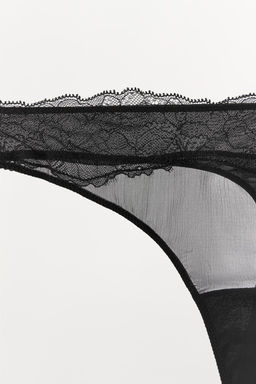 VISCOSE LACE THONG - Zara фото 7