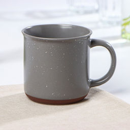 Кружка керамическая Доляна Клео, 330 мл, цвет серый
