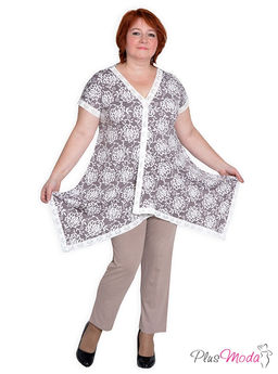 Туника Модель №279 размеры 44-80 - Plusmoda фото 3
