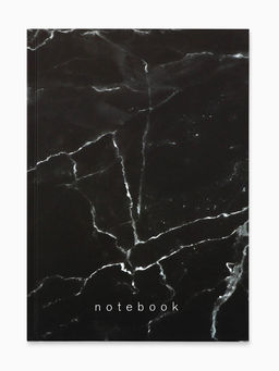 Ежедневник А5, 160 л. твердая обложка Черный мрамор - Artfox фото 8