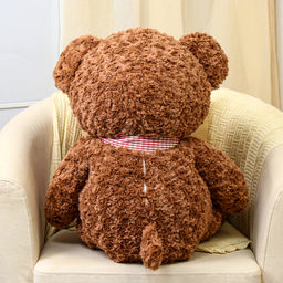 Мягкая игрушка «Медведь» с сердцем, 80 см, цвет коричневый