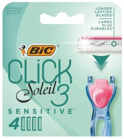### BIC кассеты д/бритья Жен. КЛИК-3 Sensitive (4шт)