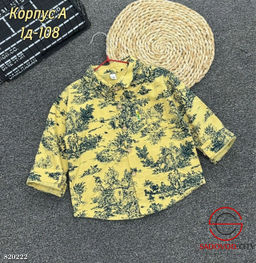 Рубашка для мальчика с рисунком