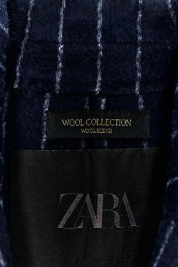 ZW COLLECTION PINSTRIPE BLAZER WITH WOOL - Zara фото 9