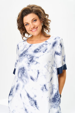 Платье Romanovich Style 1-2808 сине-белый фото 2