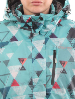 W1606-1 TURQUOISE Куртка горнолыжная женская ERUITOR (100 гр. холлофайбера) УЦЕНКА