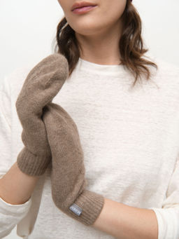 Варежки из кашемира 30121 капучино