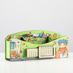 Органайзер для канцелярии «Школа удобств», вечный календарь